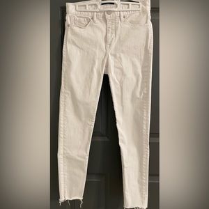 Banana republic mid rise, skinny crop jeans